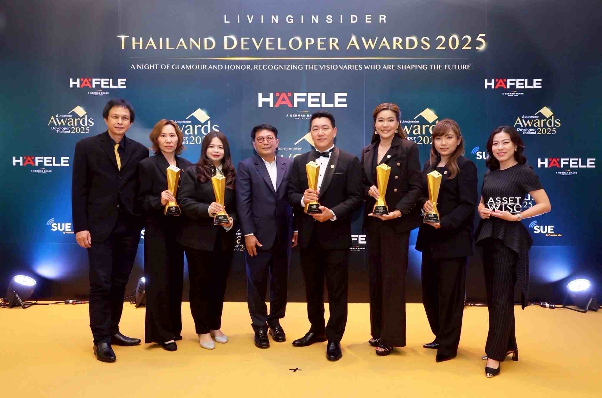 'แอสเซทไวส์' แบรนด์อสังหาฯ ที่ครองใจผู้บริโภค คว้า 5 รางวัล-Best CEO แห่งปี